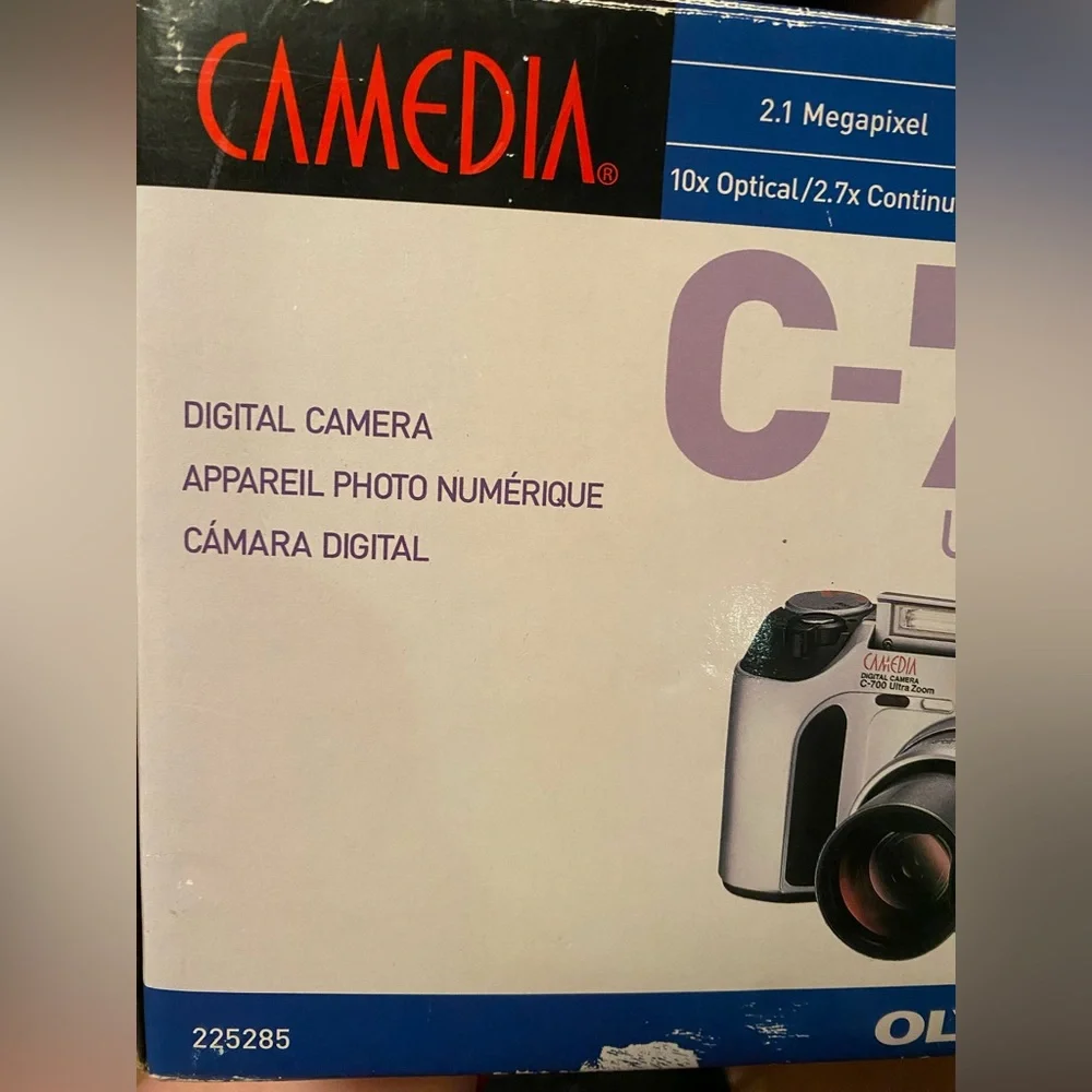 Olympus C-700 Ultra Zoom Camera - Silver and Black